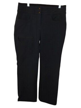 Lolé Size 6 Navy Blue Athletic Pants Wicking Stretch Adjustable Waist Hiking